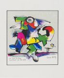 Alt, Otmar - 2 farbige Tuschzeichnungen