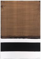 Soulages, Pierre - Brou de noix sur papier