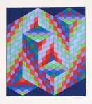 Vasarely, Victor - Mappe Vasarely, Texte Otto Hahn