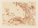 Horst Janssen - Mappe: Post scriptum (14 Blatt)