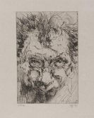 Janssen, Horst - Mappe: Hannos Tod (23 Blatt)