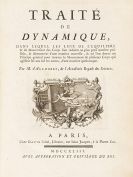 Alembert, Jean le Rond d' - Trait&eacute; de dynamique