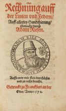 Riese, Adam - Rechnung auff der Linien und Federn