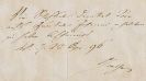 Goethe, Johann Wolfgang von - Eigenh&auml;ndiges Schriftst&uuml;ck