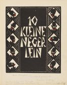 Karberg, Bruno - 10 kleine Negerlein. Mit eigenh. Widmung