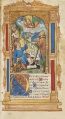 Horae B.M.V. - Gedrucktes Stundenbuch auf Pergament
