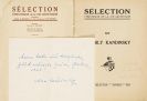 Kandinsky, Wassily - Kandinsky Cahier 14 der Selection mit Widmung