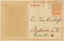Jawlensky, Alexej von - Eigenh&auml;ndige Postkarte mit Zeichnung