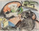 Heckel, Erich - Liegende Frau (Siddi)