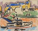 Kirchner, Ernst Ludwig - Flussdampfer
