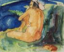 Kaus, Max - Sitzende am Wasser