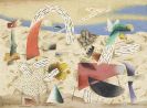 Baumeister, Willi - Landschaft mit rotem Bogen (Sommerfest)