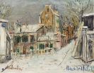 Utrillo, Maurice - Lapin Agile &agrave; Montmartre sous la neige