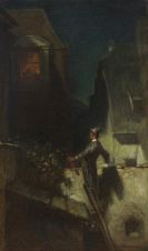 Spitzweg, Carl - Der Mondscheingeiger