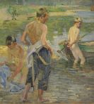 Landenberger, Christian - Badende Knaben