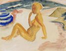 Heckel, Erich - Sitzende am Meer