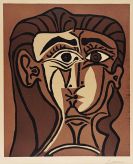 Picasso, Pablo - Portrait de Jacqueline de Face II