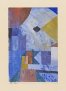 Klee, Paul - Strenge Landschaft in Blau