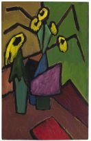 M&uuml;nter, Gabriele - Stilleben mit Sonnenblumen